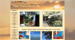 Desktop Screenshot of casasantafecuba.com